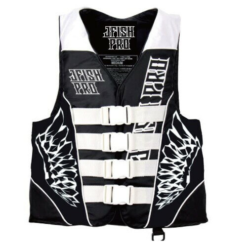 ジェイフィッシュ PRO ライフベスト ブラック/ブラック XL JLV-42216