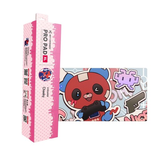 NEXTコントローラー ゲーミングマウスパッド チーキーモデル チキパッド まふゆデザインモデル cheeky チーキー クロス表面 XLサイズ 900×400×5mm