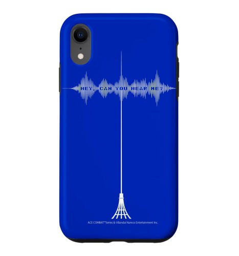 エースコンバット 7 Hey, Can you hear me? 青 スマホケース iPhone XR 用