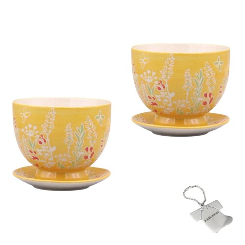 J-kitchens Select 2個入 セット 花瓶 陶器 植木鉢 フラワー 東欧風 フラワーベース F Φ11xH8.5cm 花 （オリジナルタグ1個付）No4985 本体素材:セラミック 製品サイズ:本体/約Φ11x8.5cm ソーサー/約Φ10.3cm 底穴あり 一品一品が手作りの為、色合いやサイズ等が多少変わる場合があります。 表面の凹凸がぷっくりかわいい東欧風デザインのハンドメイド花器です。 商品コード20081688588商品名J-kitchens Select 2個入 セット 花瓶 陶器 植木鉢 フラワー 東欧風 フラワーベース F &Phi;11xH8.5cm 花 （オリジナルタグ1個付）No4985型番4582732614985サイズ中カラーマルチ※他モールでも併売しているため、タイミングによって在庫切れの可能性がございます。その際は、別途ご連絡させていただきます。※他モールでも併売しているため、タイミングによって在庫切れの可能性がございます。その際は、別途ご連絡させていただきます。