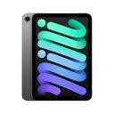 Apple iPad mini(A17 Pro):Apple Intelligence、8.3 インチ Liquid Retina ディスプレ イ、256GB、Wi-Fi 6E、12MP フロントカメラ/12MP バックカメ ラ、Touch ID、一日中使えるバッテリー ? スペースグレイ(2)