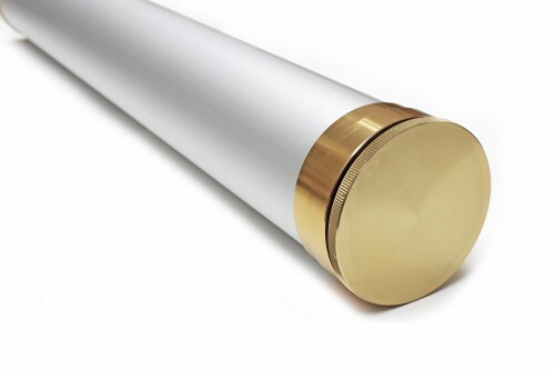 アルミ製ロッドケース 内径73mm / 長さ450mm アルマイト加工した1mm厚のアルミ製ロッドケースです。 内径73mm / 長さ450mm キャップ金具はアルミ削り出しのゴールドアルマイト仕上げ。 キャップと底部の金具はパイプ長が短くならない構造で接着してあります。 実際の収納有効寸法は長さ+数ミリとなります。 アルマイト加工した1mm厚のアルミ製ロッドケースです。 キャップ金具はアルミ削り出しのゴールドアルマイト仕上げ。 キャップと底部の金具はパイプ長が短くならない構造で接着してあります。 実際の収納有効寸法は長さ+数ミリとなります。 商品コード20081218592商品名アルミ製ロッドケース 内径73mm / 長さ450mmサイズ450mmカラーゴールド※他モールでも併売しているため、タイミングによって在庫切れの可能性がございます。その際は、別途ご連絡させていただきます。※他モールでも併売しているため、タイミングによって在庫切れの可能性がございます。その際は、別途ご連絡させていただきます。