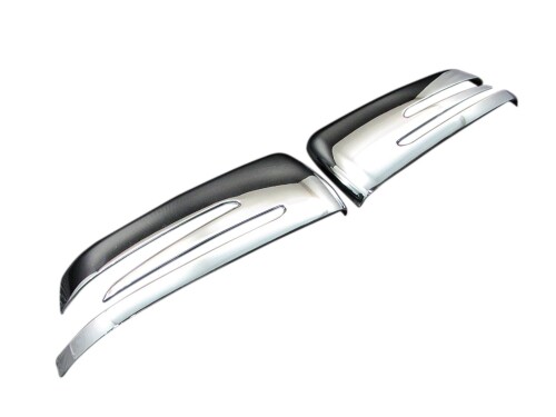 BRIGHTZ Sクラス W221 後期 メッキドアミラーカバー 221 S350 S550 S600 S63 S65 AMG ハイブリッド 350 550 600 63 65 ハイブリット 19438