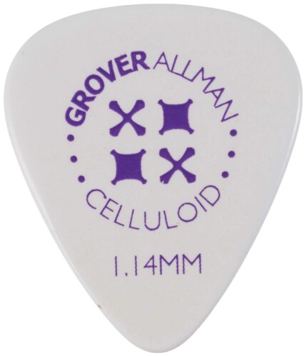 Grover Allman ギターピック Celluloid, White, Standard, 1.14mm 10枚 世界で3,500万枚以上の販売実績を誇るGROVER ALLMANのピックです(10枚セット) スタンダードなセルロイド素材のピックです。高品質なセルロイドを使用しているため耐久性抜群です。 リズム、リード共にバランスが良い。ピッキングの角度で多彩な音色を操れる。 【形状】ティアドロップ 【厚さ】1.14mm 【色】白 説明 商品紹介 世界25ヶ国、3,500万枚以上の販売実績。 豪州発のピックメーカー 【GROVER ALLMAN (グローバーオールマン)】 EXTREMEのギタリストであるNUNO BETTENCOURT(ヌーノ ■ベッテンコート)や、 ベーシストのPAT BADGER(パット ■バジャー)を始め、 ROB ZOMBIE BANDやMARILYN MANSONでギタリストを務めたJOHN 5(ジョン ■ファイブ)、 ALICE COOPER BANDのTOMMY HENRIKSEN(トミー ■ヘンリクセン)など、 世界のプロフェッショナルが愛用しているオーストラリア発のギターピックです。 ---世界のプロが魅了された、高度な技術力。 高度な技術により、他メーカーとは一線を画すエッジ処理が施され、 よりスムーズなピッキングが可能となっています。 ---豊富なバリエーションに、独自のシェイプ。選べるピック。 ティアドロップ、おにぎり、ジャズ等の定番のシェイプに加えて、 GROVER ALLMANオリジナルの 【ISOシェイプ】は、通常のティアドロップよりも全ての角が鋭角になっています。 それにより、指で握りこむ面積が広くなり、より握りやすく、ピッキングが安定するようになります。 素材においては、ポピュラーなセルロイドを中心に、デルリン、ナイロン、 そして独特なツルツルとした手ざわりのG-POLYなど、様々なラインナップを擁しています。 ---高度なプリント技術、美しいデザイン。 ビンテージセルロイドシリーズに代表される美しいデザインは、 選び抜かれたより鮮やかな素材を使用しています。 また高度なプリント技術を駆使し、 【SIMPSONS】や 【Rockin' Jelly Bean】、 日本国内ではLINEスランプなどで人気のキャラクター 【カナヘイの小動物】などのデザインを落とし込み、 オリジナリティのあるピックのリリースも続けています。 ご注意(免責)必ずお読みください 色柄には個体差がありますのでご了承下さい 。 商品コード20064050593商品名Grover Allman ギターピック Celluloid, White, Standard, 1.14mm 10枚型番AMPPC4111サイズ1.14mmカラーWhite※他モールでも併売しているため、タイミングによって在庫切れの可能性がございます。その際は、別途ご連絡させていただきます。※他モールでも併売しているため、タイミングによって在庫切れの可能性がございます。その際は、別途ご連絡させていただきます。