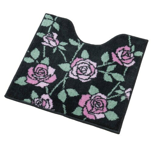 センコー(Senko)グレイス トイレマット 約58×60cm ブラック 72212 シックな薔薇柄のトイレマット サイズ:約58×60cm アクリル100% 生産国:中国 洗濯機で丸洗い可(タンブラー乾燥不可) モダンに表現された薔薇が美しい、華やかなトイレタリーシリーズ。 こちらのページでは約58×60cmのトイレマットを販売しております。 薔薇の花びらを2色で表現した、表情豊かなモダンデザイン。 上質な素材感とやわらかな色彩が、空間を上品に彩ります。 裏面には滑り止め加工を施しているので、ズレを防いで快適にご使用いただけます。 薔薇の華やかさを引き立てる、ブラックとアイボリーの2色展開です。 【商品の詳細】 ■ サイズ : 約58×60cm ■ 素　材 : アクリル100% ■ マット裏面 : 滑りにくい加工 ■ 原産国 : 中国 【ご注意】 ■マットに飛び乗るとすべってけがをすることがありますので飛び乗らないでください。 ■床暖房やホットカーペットの上で使用されると裏加工材が溶けることがありますので、使用しないでください。 ■ワックスやコーティングされている床面に敷くと、マットの裏加工材が柔らかくなり付着することがあります。 ■同じ場所に長期間敷きっぱなしにすると、木質系や塩ビの床にマットの裏加工材が付着したり、床材が変色することがありますので、一週間に一度はマットを取り除いて床面を拭いてください。 ■マットの裏加工材が溶けたり商品が縮む可能性がありますので、乾燥機(洗濯機にについている乾燥機も含む)は使用しないでください。 ■一部の型式(ドラム式)の洗濯機では、洗濯や脱水ができない場合がありますので、洗濯機の取り扱い説明書をよくご確認の上、洗濯してください。 ■マットに油や熱湯がこぼれた場合、裏加工剤が溶けて床に付着することがありますのですぐにマットを取り除いてください。また、取り除かれた後マットを重ねたまま放置すると接着しますので広げた状態で乾かせてください。 ■マットが多少色落ちしたり遊び毛が出ますので、必ず洗濯ネットに入れ、他の衣類とは別にして洗濯してください。また、色が変色したり吸水性が損なわれることがありますので、塩素系洗剤、漂白剤、柔軟剤は使用しないでください。 出来るだけ実物に近い画像を掲載する様、心がけておりますが、お客様のモニター環境等によりまして実際のカラーと多少異なる場合がございます。 ご了承の上ご注文くださいますようお願いいたします。 商品コード20081692593商品名センコー(Senko)グレイス トイレマット 約58&times;60cm ブラック 72212型番7221200サイズ約58&times;60cmカラーブラック※他モールでも併売しているため、タイミングによって在庫切れの可能性がございます。その際は、別途ご連絡させていただきます。※他モールでも併売しているため、タイミングによって在庫切れの可能性がございます。その際は、別途ご連絡させていただきます。