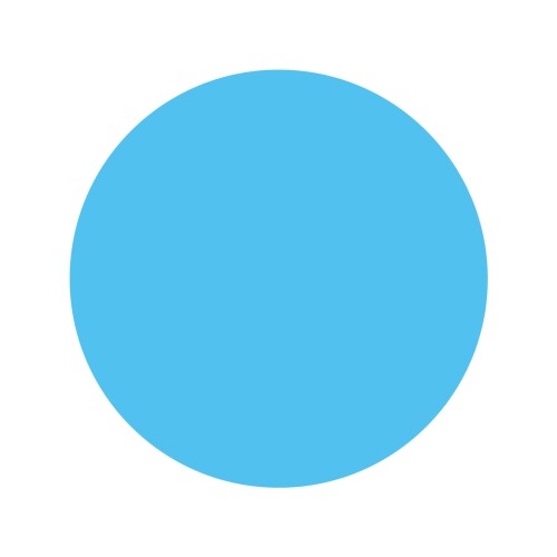 ヒカリ紙工 SMラベル W6215 水色 18Φ ヌキ 1000枚