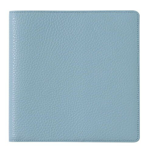 クオバディス ダイアリー カバー ダスティ パステル イタリアンレザー ラベンダーブルー 16×16cm QUOVADIS qv16x1625lbl