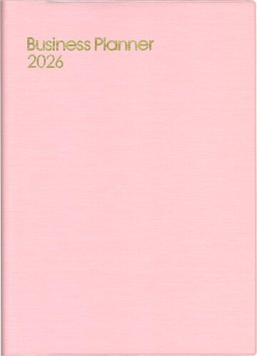 博文館 手帳 2026年 B5 ウィークリー ビジネスプランナー ピンク No.197 (2026年 1月始まり)