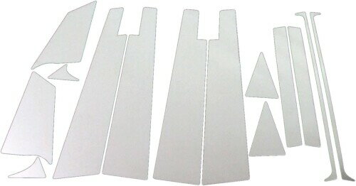 BRIGHTZ イプサム 20系 超鏡面メッキピラーパネルカバー バイザー有り用 14PC