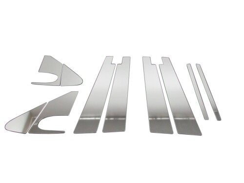 BRIGHTZ プレミオ 260 261 265 前期 超鏡面ステンレスメッキピラーパネル 10PC バイザー有用 NZT ZRT NZT260 ZRT260 ZRT261 ZRT265 1184