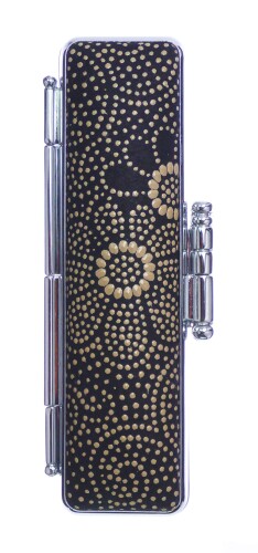 ST印伝ケース 12×60mm 菊黒