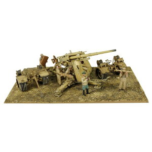 ウォルターソンズジャパン(Waltersons Japan) WALTERSONS 1/32 WW.II ドイツ軍 クルップ Flak 36 1942年6月 エル・アラメインの戦い 完成品