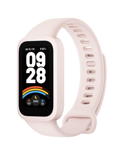 シャオミ(Xiaomi) スマートウォッチ Xiaomi Band 9 Active 18日間連続使用 1.47インチTFTディスプレイ 24時間健康管理 チップ強化 軽量デザイン 交換可能なフレーム iPhone & Android対応 ピンク