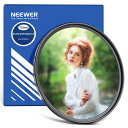 NEEWER 72mm ブラック拡散1/4フィルター 映画効果 クリーニングクロス付き 超薄型/防水/耐傷/HD光学ガラス/複数ナノコーティング ビデオ/Vlog/撮影用
