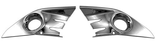 BRIGHTZ ハリアーハイブリッド AXUH80 AXUH85 メッキフォグライトカバー XUH80 XUH85 UH80 UH85 H80 H85 80 85 ハリアー ハリヤー ハイブリッド ハイブリット
