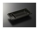 中央化学 フードパック 使い捨て CT中皿 21-12S BK 50個入り 黒 約3.5×10.6×20.6cm 154203