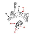 nismo (ニスモ) ブッシュパーツ インシュレターデフ マウント 55401-RS590