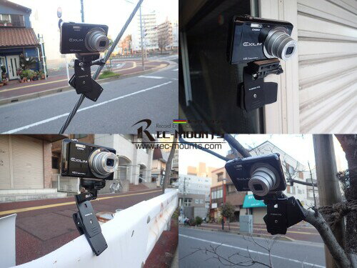 REC-MOUNTS(レックマウント) 回転式 クリップマウント Rotary Clip Mount for GoPr...