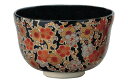宮地英香(Miyachi Eikou) 抹茶碗 黒 サイズ:直径12x高さ7cm 黒仁清 梅林 化粧箱入