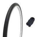 シンコー 24インチ 自転車 タイヤ 1.5mm極厚チューブ セット DEMING L/L 24×1 3/8 ブラック W/O SR078 60127