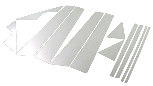 BRIGHTZ インプレッサ GH GR GV 超鏡面ステンレスメッキピラーパネル バイザー無用 12PC GH2 GH3 GH6 GH7 GH8 GRB GRF GVB GVF 4819