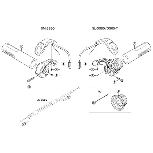 SHIMANO(シマノ) 前用ピボットボルト組立品(ピボットボルト50.4mm 取付ナット12.5m...
