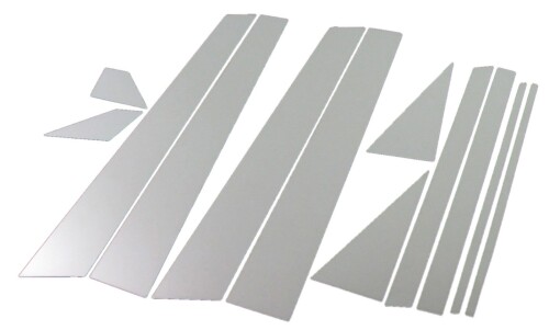 BRIGHTZ オーパ 10 15 超鏡面ステンレスメッキピラーパネル バイザー無用 12PC ZCT10 ZCT15 ACT10 ZCT ACT 4592