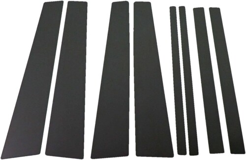BRIGHTZ クルーガーハイブリッド MHU28W 超鏡面ステンレスブラックメッキピラーパネル バイザー無用 8PC MHU MHU28 U28 20 クルーガー ハイブリッド ハイブリット クルーガーハイブリット HV ク