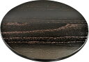 中村湖彩(Nakamura Kosai) 敷板(花入) 茶色 サイズ:直径32x厚さ1.2cm 丸香台 桐 溜塗