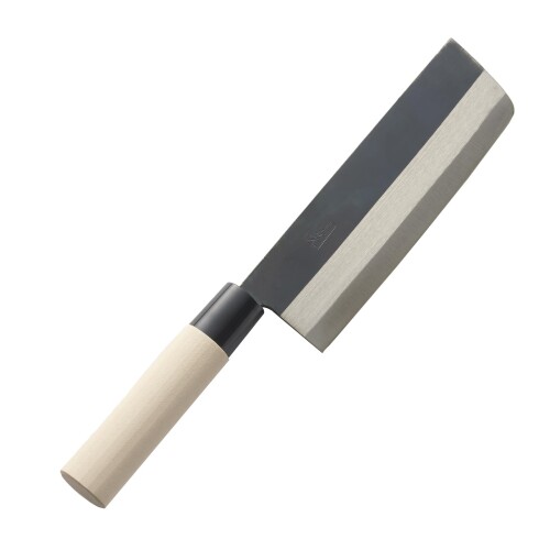 吉利 菜切包丁 薄刃 135mm 日本製 国産 日本製 小さめ 軽量なので皮むきなどに 全長263mm 刃渡り135mm 重量82g 鋼付きで切れ味が長持ちする包丁です。小さめの包丁の為、千切りや削ぎ切り、皮むきなどに便利です。 他にも種イモの植え付け時のイモ切りなどにも最適です。 商品コード20077682643商品名吉利 菜切包丁 薄刃 135mm 日本製 国産 日本製 小さめ 軽量なので皮むきなどに型番4942042177387カラー木柄※他モールでも併売しているため、タイミングによって在庫切れの可能性がございます。その際は、別途ご連絡させていただきます。※他モールでも併売しているため、タイミングによって在庫切れの可能性がございます。その際は、別途ご連絡させていただきます。