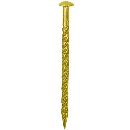 ダイドーハント 真鍮釘スクリュー 丸頭 (径:d)2.1x(長さ:L)38mm(約80本入) 建築/PRO/木材(daidohant)10179645