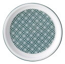 光洋陶器 薬味皿 緑 9cm 薬味皿 古青藍(翠七宝)柄 51070090