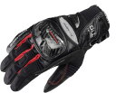 コミネ(KOMINE) バイク カーボンプロテクトウインター グローブ 透湿 防水 プロテクター 秋 冬 Black-Red/XL 06-819 GK-819