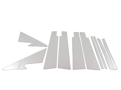 BRIGHTZ ハリアーハイブリッド MHU38W 超鏡面ステンレスメッキピラーパネル バイザー有用 12PC MHU38W MHU MHU38 38 38W ハイブリッド ハイブリット ハリヤ ハリヤハイブリッド ハリヤハイブリット