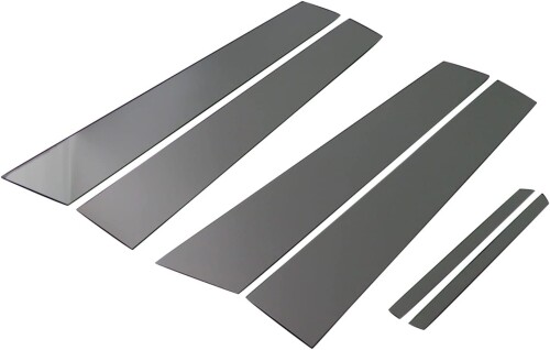 BRIGHTZ マークIIブリット 110 115 超鏡面ステンレスブラックメッキピラーパネル バイザー有用 6PC JZX110W GX110W GX115W JZX115W マーク II 2 マーク2 マークII ブリット マーク2ブリット