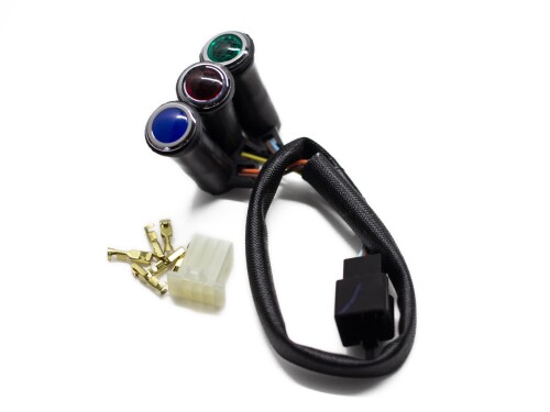 MOTOR ROCK(モーターロック) 汎用インジケーターランプ MR-EL030 汎用インジケーターランプです。 旧車に使用されていたランプの復刻品で、当店コンプリートカスタム車でも必ず使用しているため製品化しました。 16mmの穴をあけてご使用下さい。 【ランプ】 レンズ径 13mm / リム径 18mm 【ラバースリーブ】 取付部径 15mm / 最大径 20mm 汎用インジケーターランプです。 旧車に使用されていたランプの復刻品で、当店コンプリートカスタム車でも必ず使用しているため製品化しました。 16mmの穴をあけてご使用下さい。 【ランプ】 レンズ径 13mm / リム径 18mm 【ラバースリーブ】 取付部径 15mm / 最大径 20mm 商品コード20076328655商品名MOTOR ROCK(モーターロック) 汎用インジケーターランプ MR-EL030型番MR-EL030※他モールでも併売しているため、タイミングによって在庫切れの可能性がございます。その際は、別途ご連絡させていただきます。※他モールでも併売しているため、タイミングによって在庫切れの可能性がございます。その際は、別途ご連絡させていただきます。