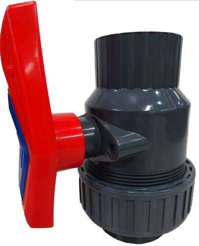 HSバルブ 樹脂製排水ポンプ用ボールバルブ U-PVC VP600D型 TS接着接続 接続口径50A 型式 VP600DTS式