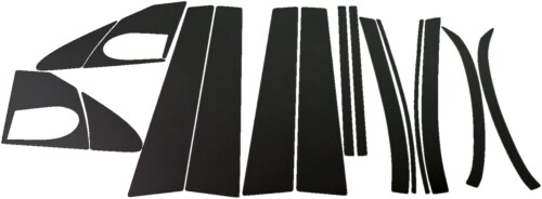 BRIGHTZ カローラフィールダー 121 122 123 124 超鏡面ステンレスブラックメッキピラーパネル バイザー無用 16PC NZE121G NZE124G ZZE122G ZZE123G ZZE124G NZE121 NZE124 ZZE122 ZZE123 ZZE124 NZE ZZE E121 E122 E123 E124 120
