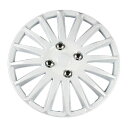 viz 14インチホイールカバーT20 4枚 ホワイト 汎用品 VIZ-WJ5019E14-01