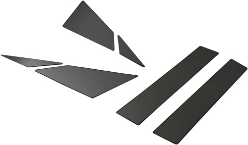 BRIGHTZ CR-Z 鏡面ステンレスブラックメッキピラーパネル バイザー無用 6PC ZF F1 F2 1 2 CRZ C R Z 29649