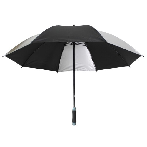 アスティ 晴雨兼用 シルバーC ゴルフ手開傘 シルバー/ブラック 70cm ASP26TB70