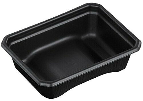 中央化学 日本製 使い捨て容器 SD波音丼 K16浅 箔BK-BK 身 50枚入サイズ:約15.5×15.5×4.5cm