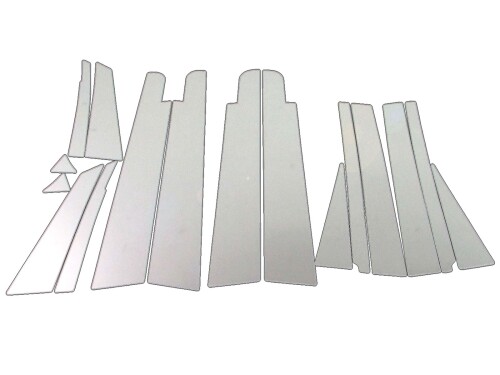 BRIGHTZ エスティマハイブリッド AHR20 超鏡面ステンレスメッキピラーパネル バイザー無用 16PC AHR R20 20 エスティマ ハイブリッド エスティマハイブリット ハイブリット エステイマハイブ