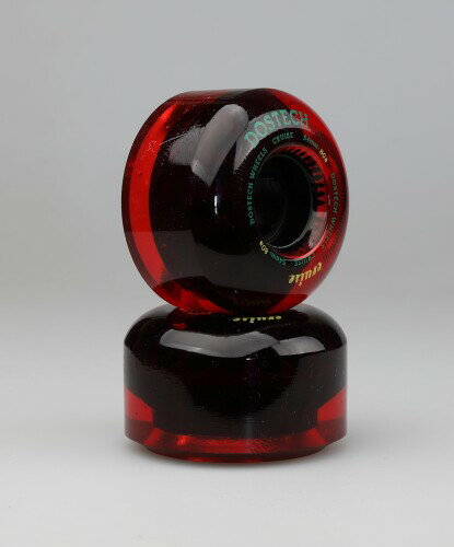 DOSTECH ドステック クルーズウィール クリアレッド 54mm 80a (スケートボード ソフトウィール) 2