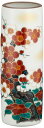 九谷焼 窯元 生山窯 花瓶 花器 6号 約19cm 台付 紅白梅 日本製 32K74S3