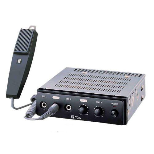TOA 車載用アンプ マイク付 60W CA-600DN 寸法(約):幅178×高さ50×奥行181.5mm(取付金具含まず)質量:1.8kg電源DC13.2V消費電流:10A以下(定格出力時)定格出力:60W 出力インピーダンス:4[オーム](茶)、8[オーム](橙)、コモン(白)、リード線切換式歪率:5パーセント下(1kHz定格出力時) 周波数特性:100〜10kHzプラスマイナス3dB以内入力回路:〔MICI,2〕:600[オーム] 4mV 〔AUX〕:10k[オーム] 500mV 仕上:〔前面パネル〕ABS樹脂 黒(マンセルN1.0近似色)〔ケース〕表面処理鋼板付属品:マイクホルダ×1、取付金具×1、ねじ一式×1、ヒューズ(15A)×1、接続コード一式×1付属マイクロホン:トークスイッチ付単一指向性ダイナミックマイク、インピーダンス:600[オーム]、感度:マイナス67dB 12Vバッテリの自動車専用1DINサイズ60Wカ-アンプです。 すっきり収納DINサイズの60Wタイプの車載用アンプです ■マイク入力2系統、AUX入力1系統を装備。マイク1本を付属しています。 ■DINサイズでダッシュボードにすっきり収まります。 商品コード20082060679商品名TOA 車載用アンプ マイク付 60W CA-600DN型番CA-600DNサイズ60Wカラー黒※他モールでも併売しているため、タイミングによって在庫切れの可能性がございます。その際は、別途ご連絡させていただきます。※他モールでも併売しているため、タイミングによって在庫切れの可能性がございます。その際は、別途ご連絡させていただきます。