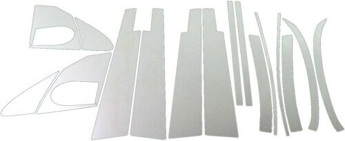 BRIGHTZ カローラフィールダー 120系 超鏡面ステンレスメッキピラーパネル 有用 16PC CE121G NZE121G NZE124G ZZE122G ZZE123G ZZE124G