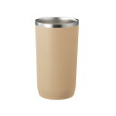 トレードワークス(Trade Works) タンブラー 真空断熱 ステンレス サーモ 保冷 保温 二重構造 大 450ml ベージュ 450ml Zalatto...