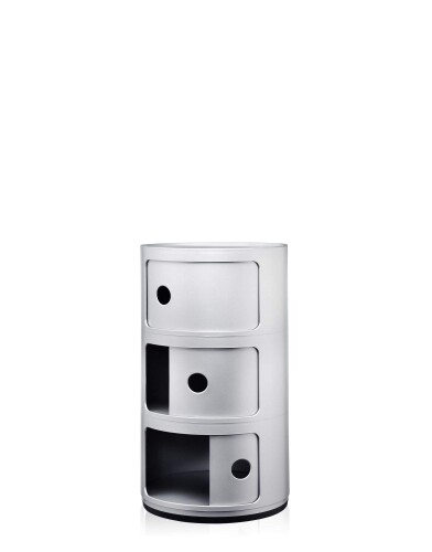 Kartell コンポニビリ3 シルバー [ファイ]32/H58.5cm SFNT-K4967-SI [3]