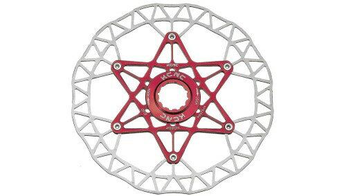 Brake - KCNC(ケーシーエヌシー)センターロックディスクローター/140mm/レッド ブレーキローター